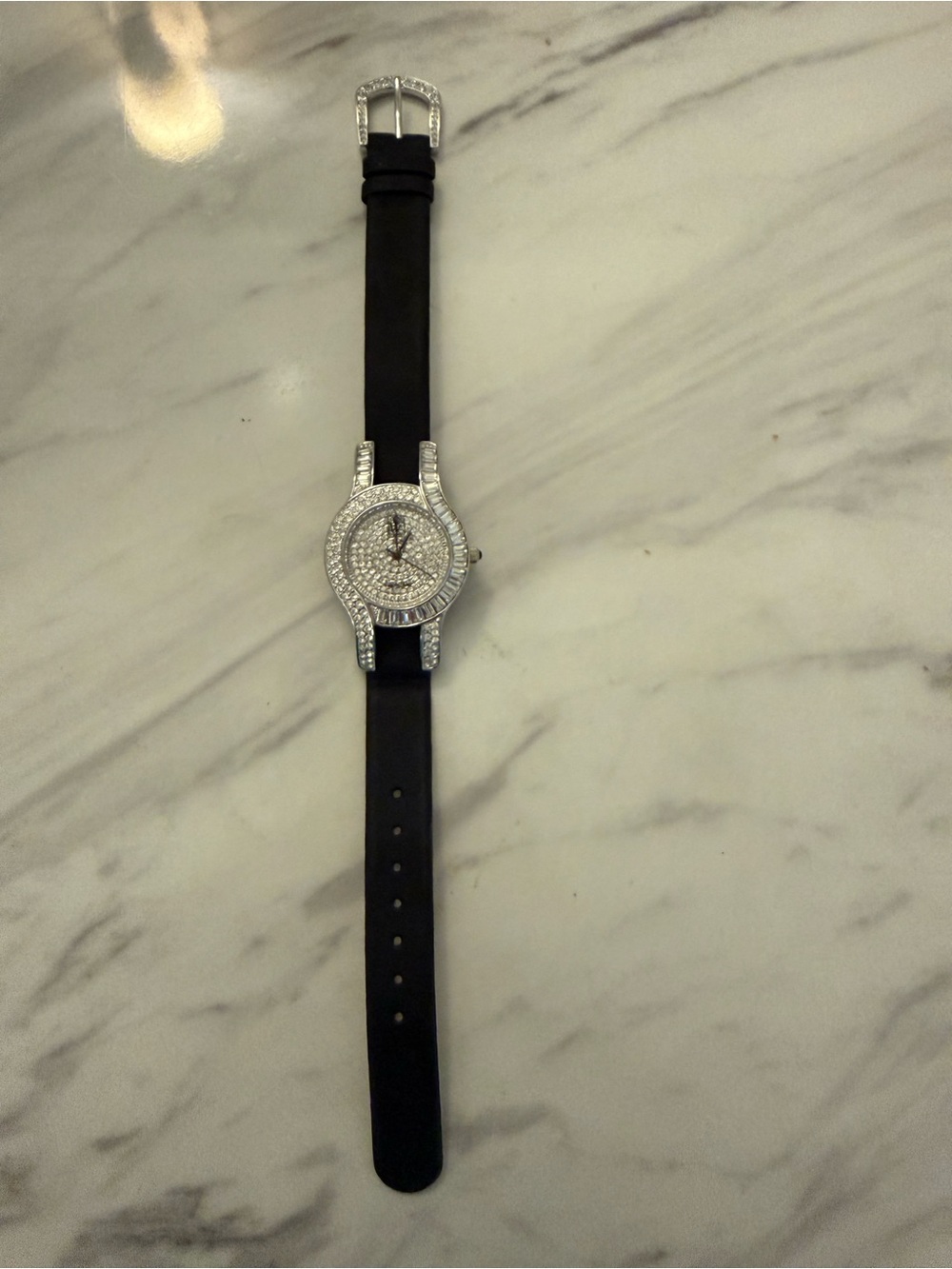 Victoria Wieck Silver Crystal Pavé Watch - Picture 3 of 8